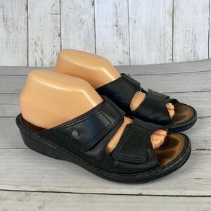 Finn Comfort Black Jamaika Comfort Shoe